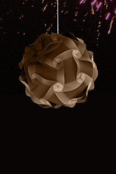 PuzzleShade Sphere Brown Medium